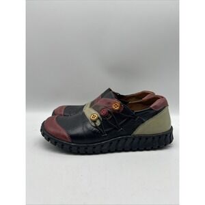 Spring Step Womens Multicolor Slip On Stretch Comfort Neeta‎ Shoes 5.5